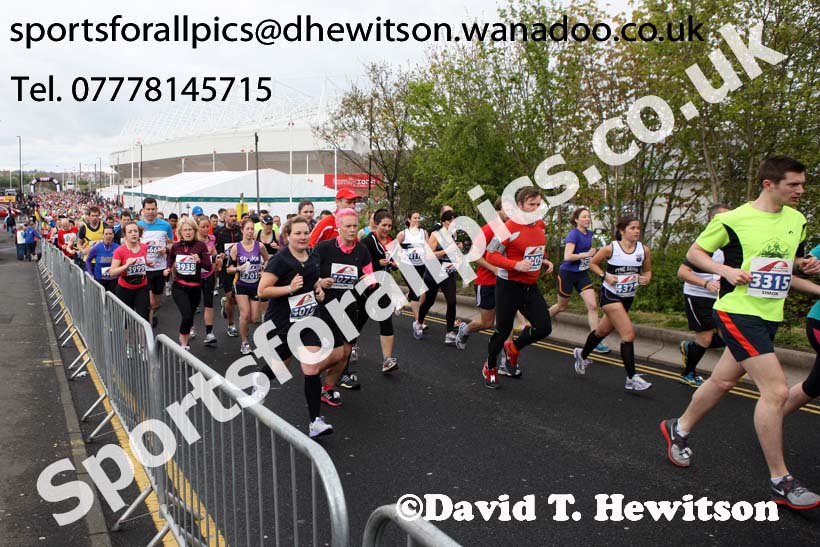 Start of the Sunderand City Half Marathon. Photo: David T. Hewitson/Sports for All Pics